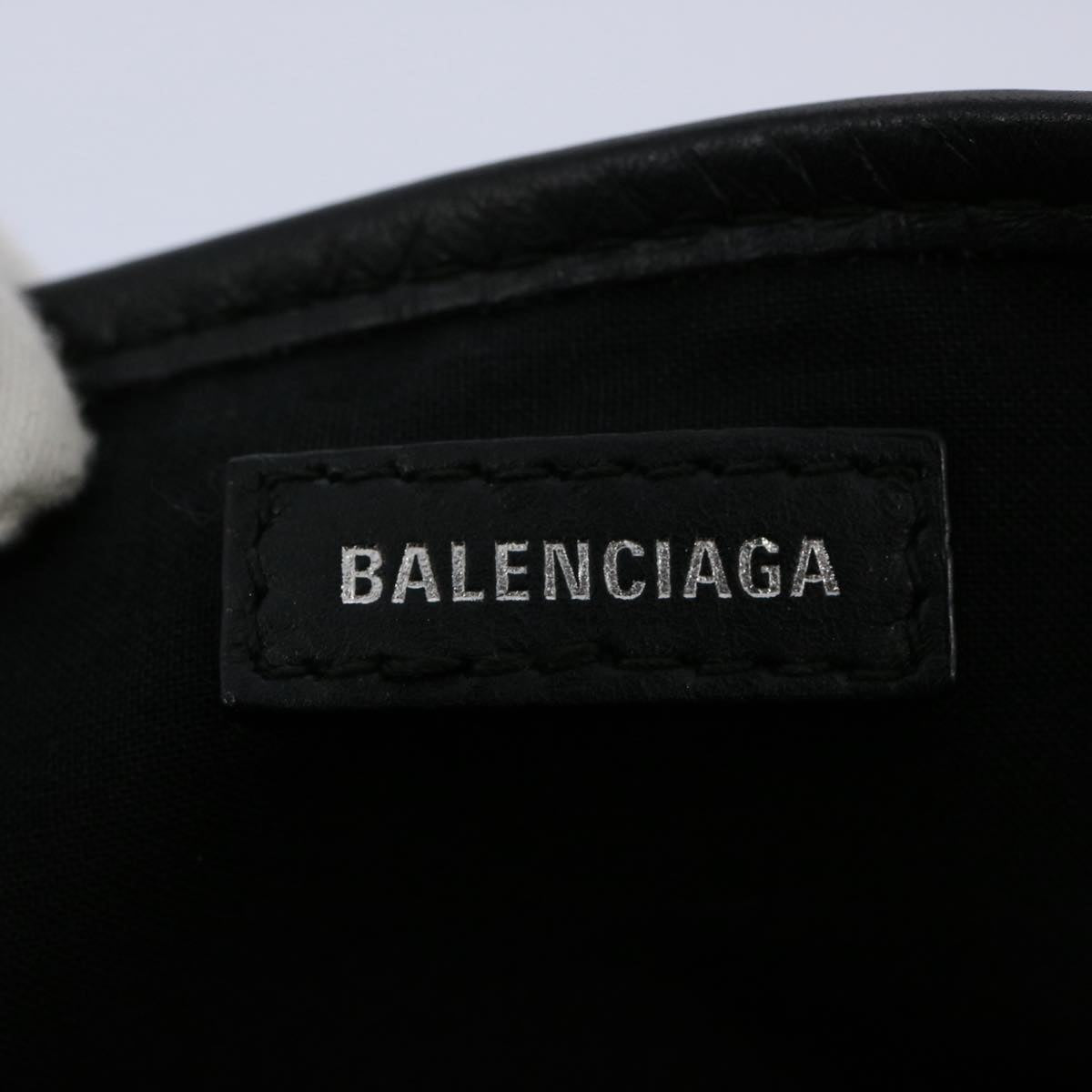 BALENCIAGA Tote Bag Canvas Navy 339933 Auth ep2508