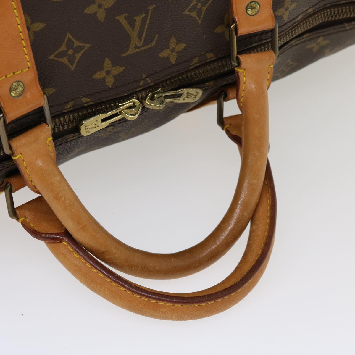 LOUIS VUITTON Monogram Keepall 60 Boston Bag M41422 LV Auth ep253