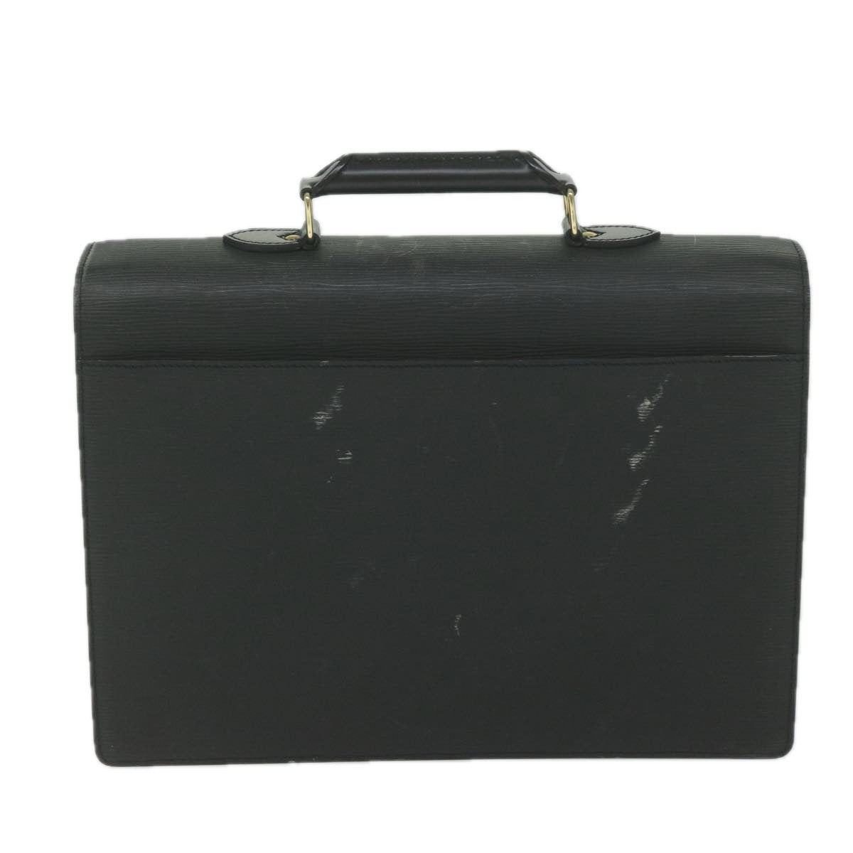 LOUIS VUITTON Epi Serviette Conseiller Briefcase Black M54422 LV Auth ep2530