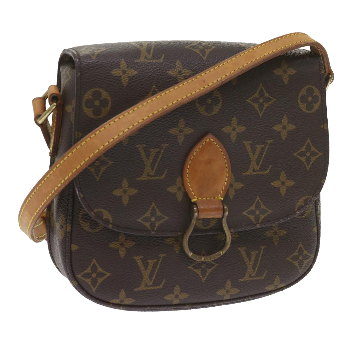 LOUIS VUITTON Monogram Saint Cloud MM Shoulder Bag M51243 LV Auth ep2550