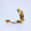 CHANEL Earring Gold Tone CC Auth ep2559-3