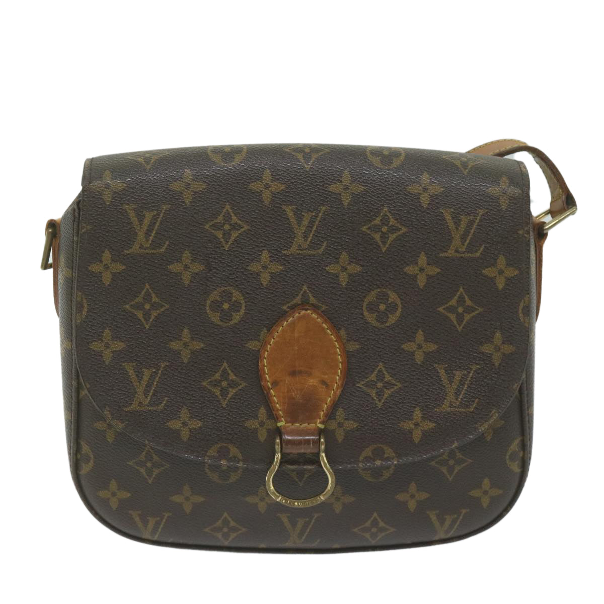 LOUIS VUITTON Monogram Saint Cloud GM Shoulder Bag M51242 LV Auth ep2615