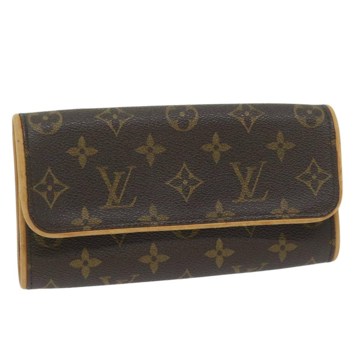 LOUIS VUITTON Monogram Pochette Twin PM Shoulder Bag M51854 LV Auth ep2636