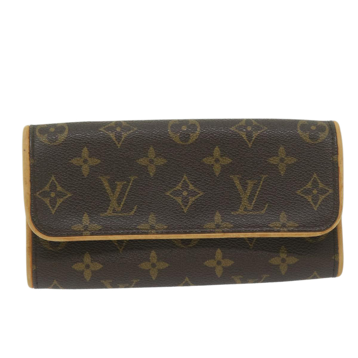 LOUIS VUITTON Monogram Pochette Twin PM Shoulder Bag M51854 LV Auth ep2636