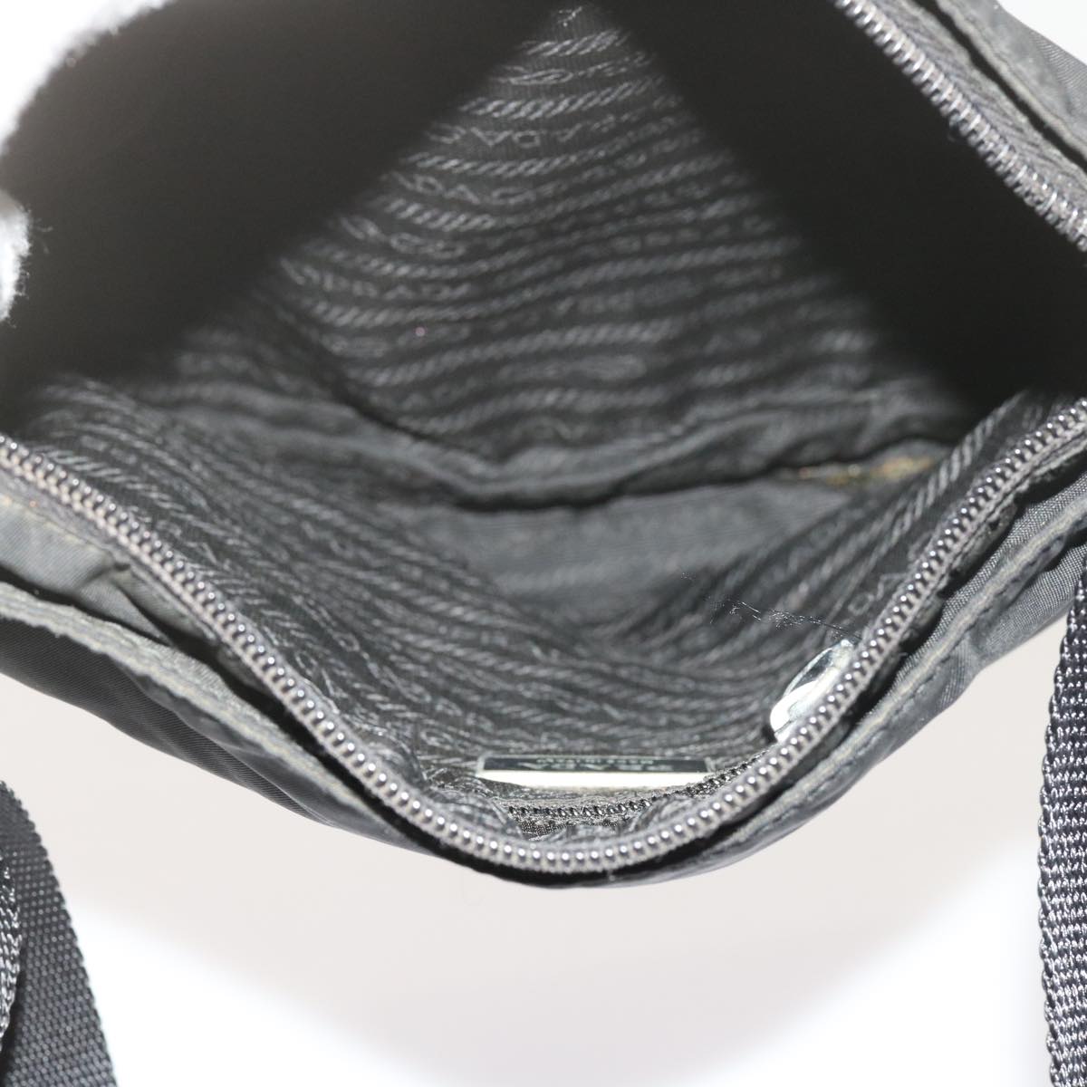 PRADA Shoulder Bag Nylon Black Auth ep2651