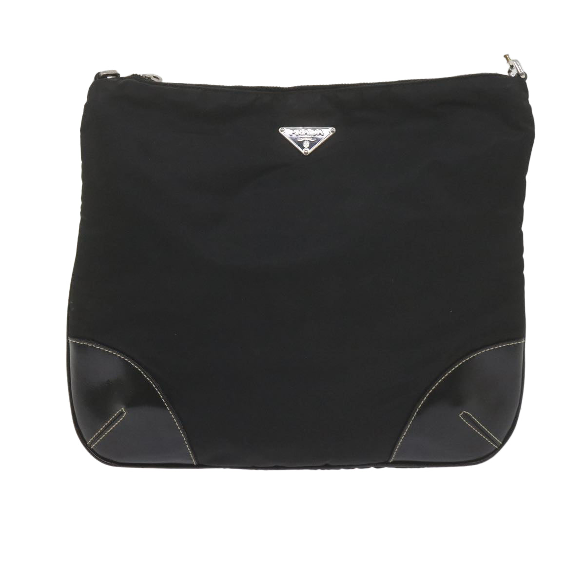 PRADA Shoulder Bag Nylon Black Auth ep2654