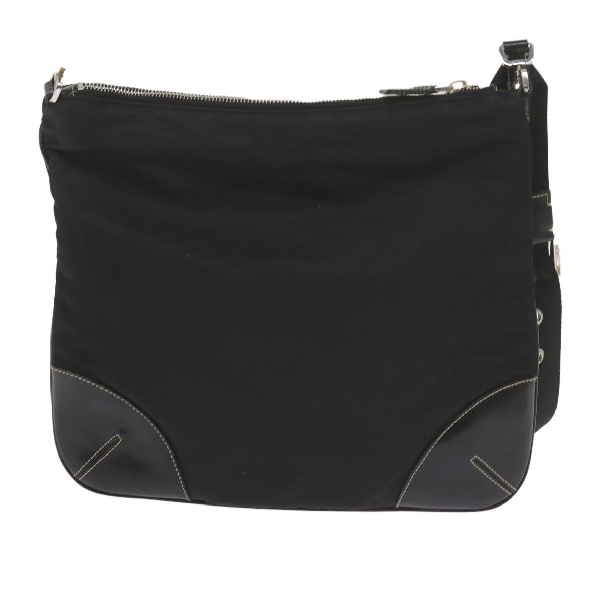 PRADA Shoulder Bag Nylon Black Auth ep2654 - 0