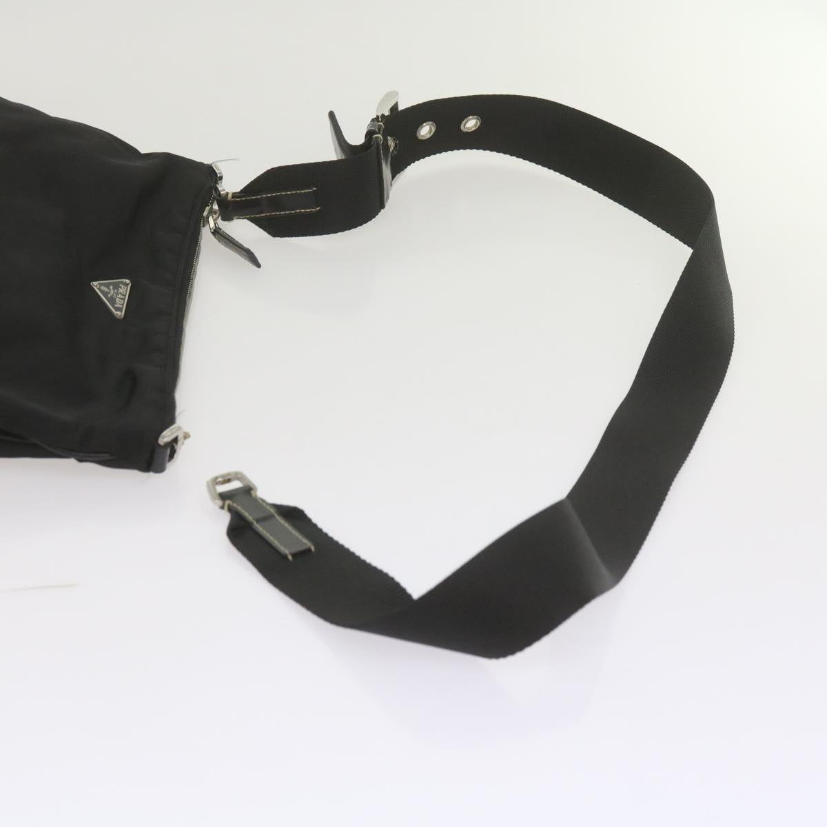 PRADA Shoulder Bag Nylon Black Auth ep2654