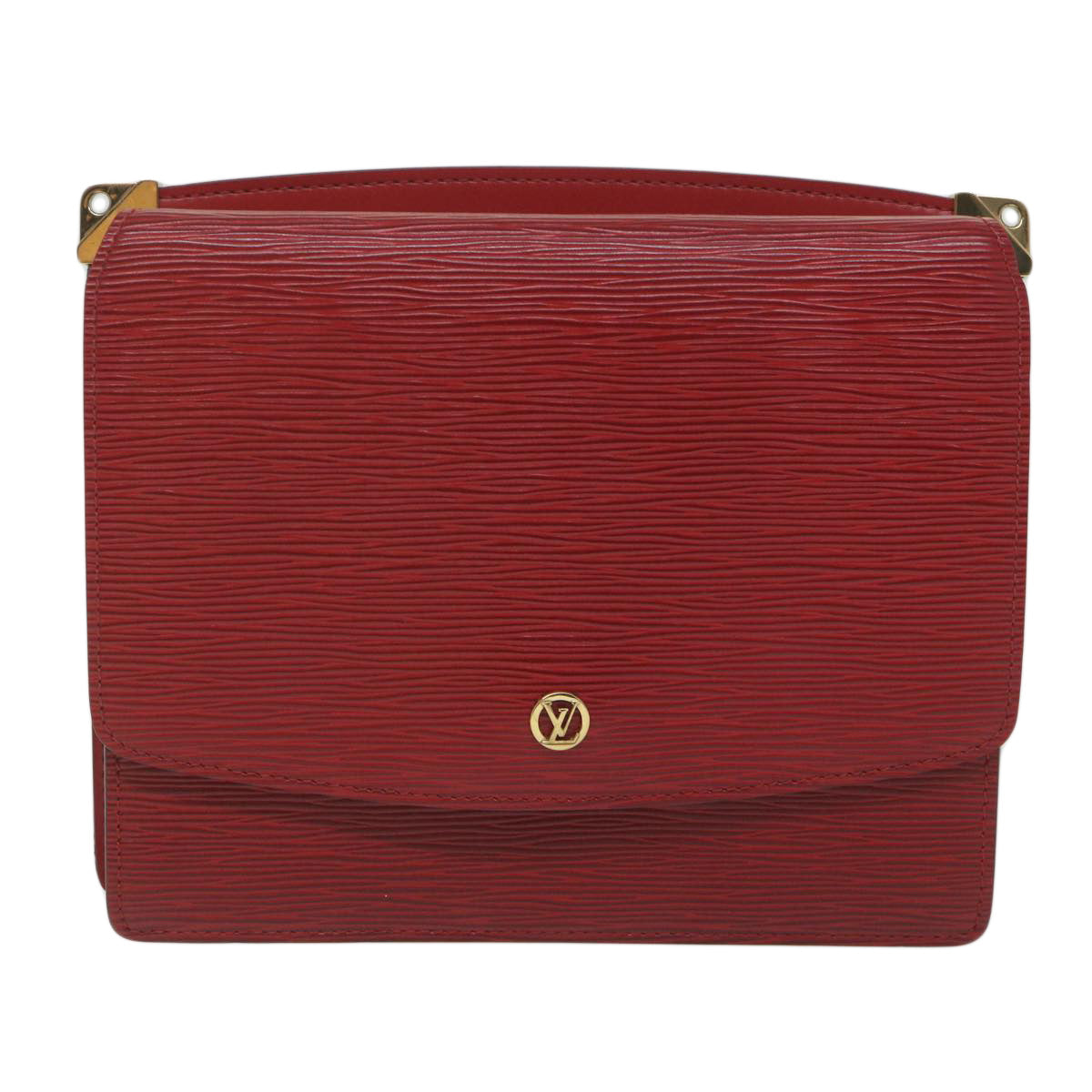 LOUIS VUITTON Epi Grenel Shoulder Bag Red M52367 LV Auth ep2667