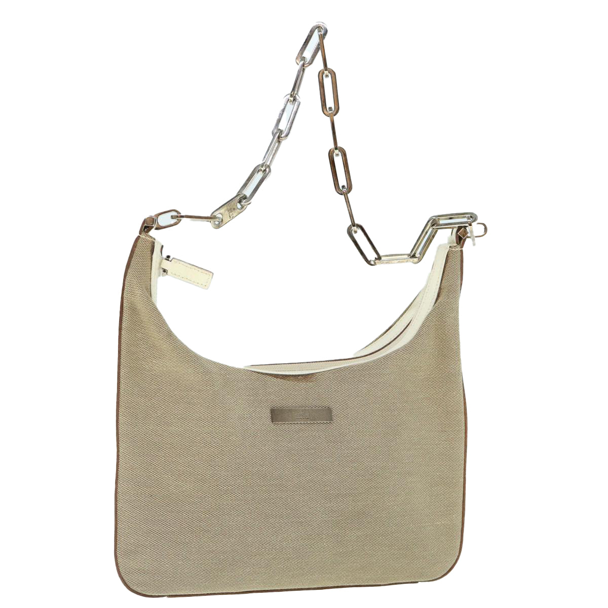 GUCCI Shoulder Bag Canvas Beige 001 3873 3754 Auth ep2681