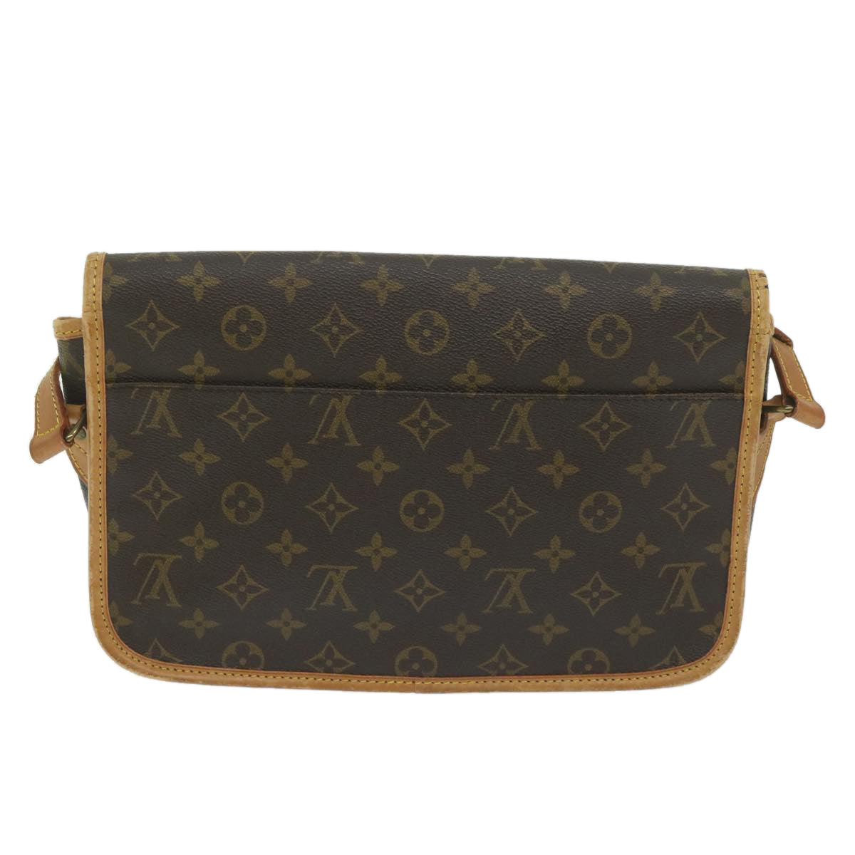 LOUIS VUITTON Monogram Gibeciere MM Shoulder Bag M42247 LV Auth ep2695