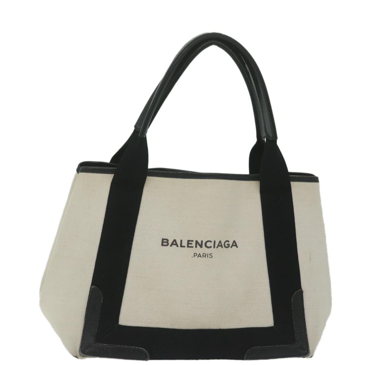 BALENCIAGA Tote Bag Canvas White 339933 Auth ep2712 - 0