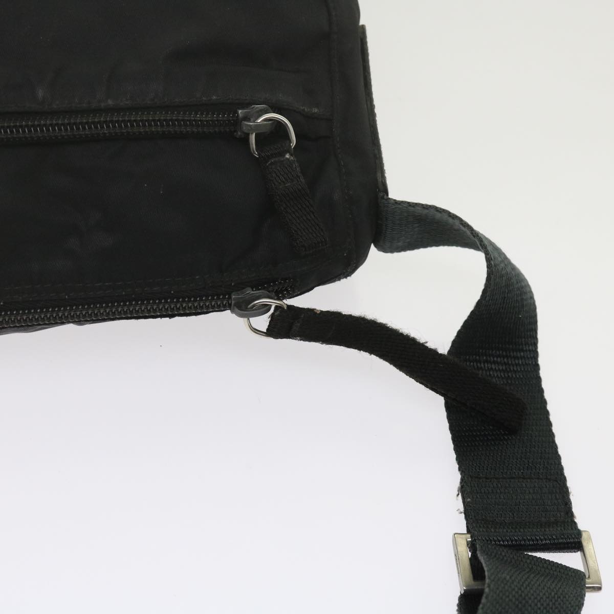 PRADA Shoulder Bag Nylon Black Auth ep2714