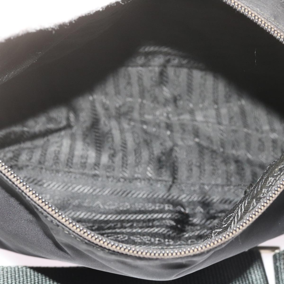 PRADA Shoulder Bag Nylon Black Auth ep2714