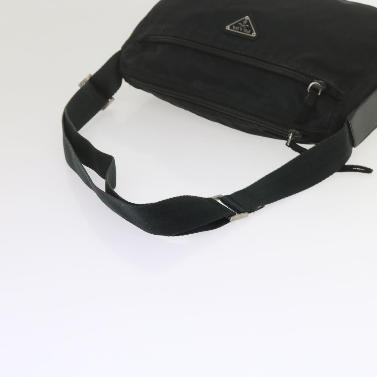 PRADA Shoulder Bag Nylon Black Auth ep2714