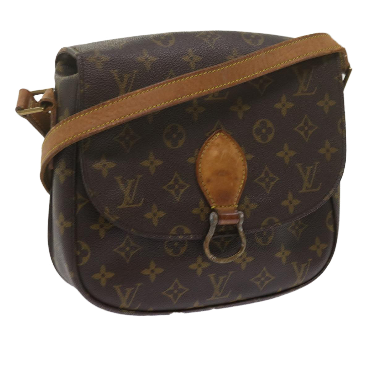 LOUIS VUITTON Monogram Saint Cloud GM Shoulder Bag M51242 LV Auth ep2716