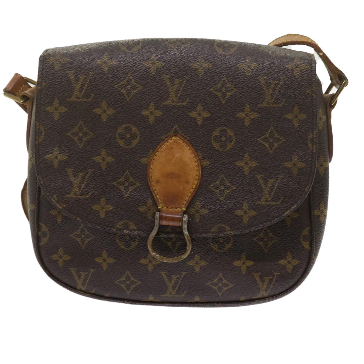 LOUIS VUITTON Monogram Saint Cloud GM Shoulder Bag M51242 LV Auth ep2716