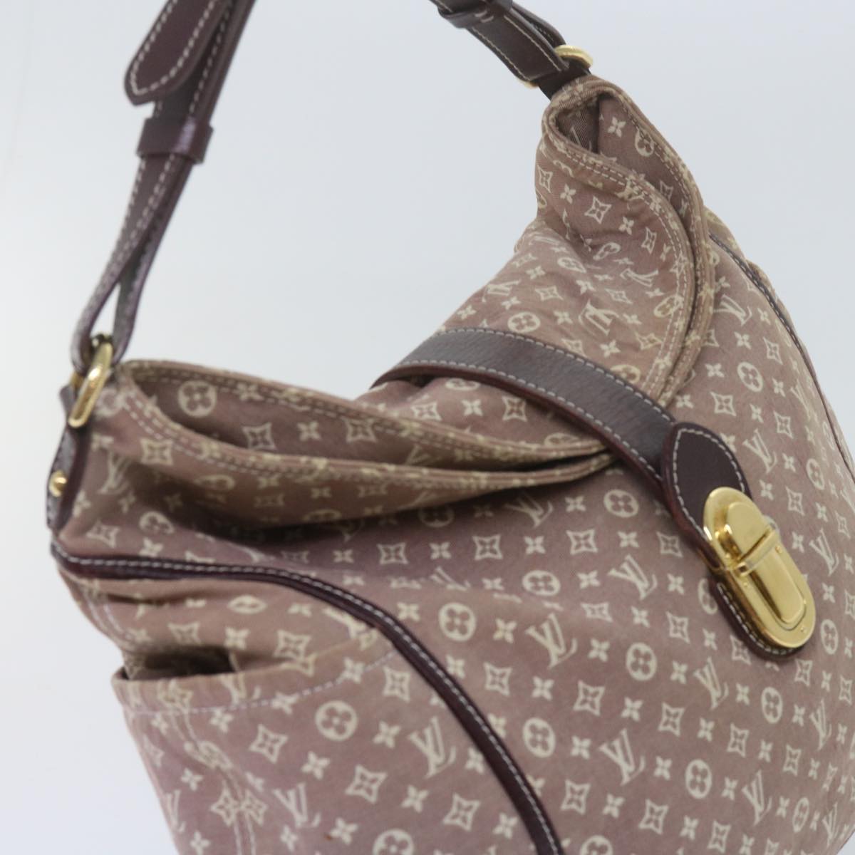 LOUIS VUITTON Monogram Idylle Romance Shoulder Bag Sepia M56701 LV Auth ep2756