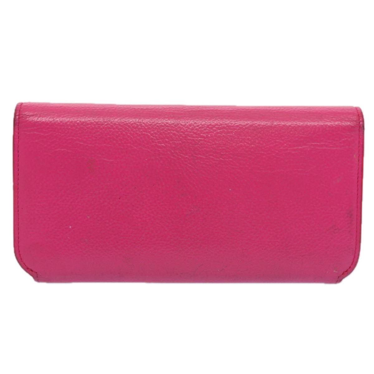 BALENCIAGA Long Wallet Leather Pink 594289 Auth ep2776 - 0