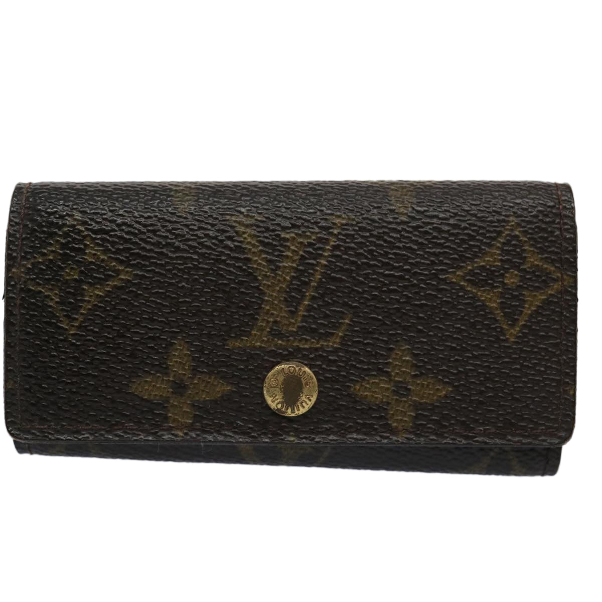 LOUIS VUITTON Monogram Multi Cles 4 Key Case M69517 LV Auth ep2780