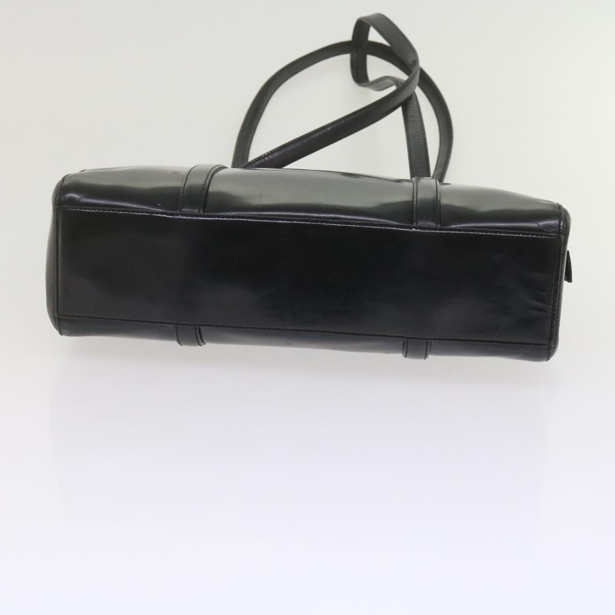 PRADA Shoulder Bag Leather Black Auth ep2790