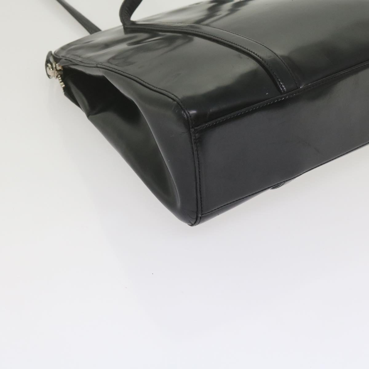 PRADA Shoulder Bag Leather Black Auth ep2790