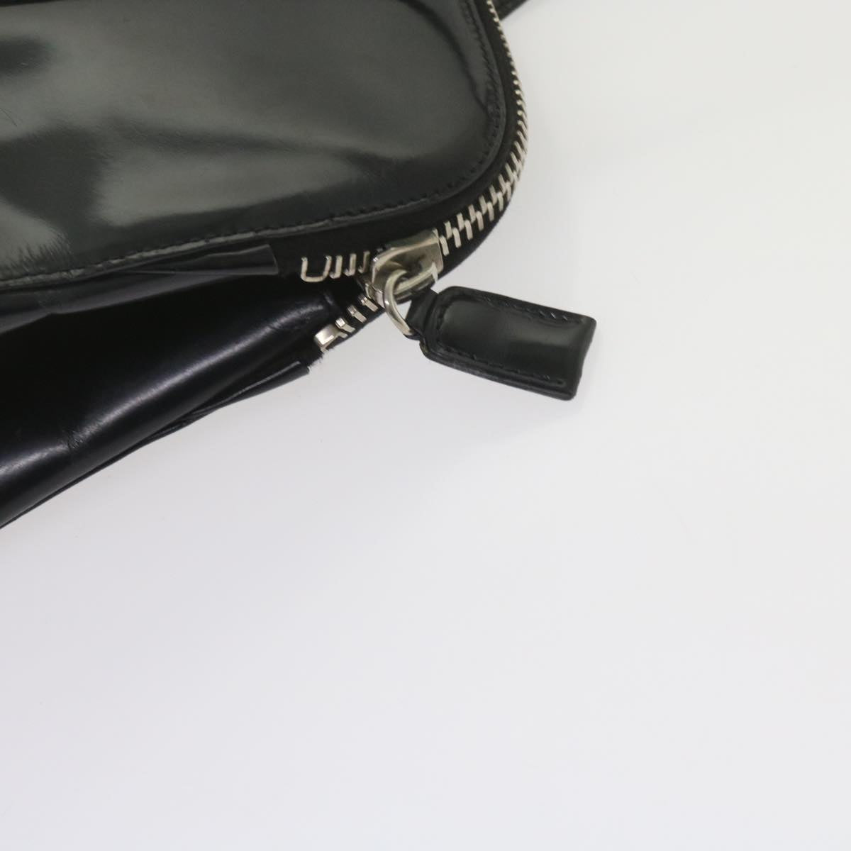 PRADA Shoulder Bag Leather Black Auth ep2790