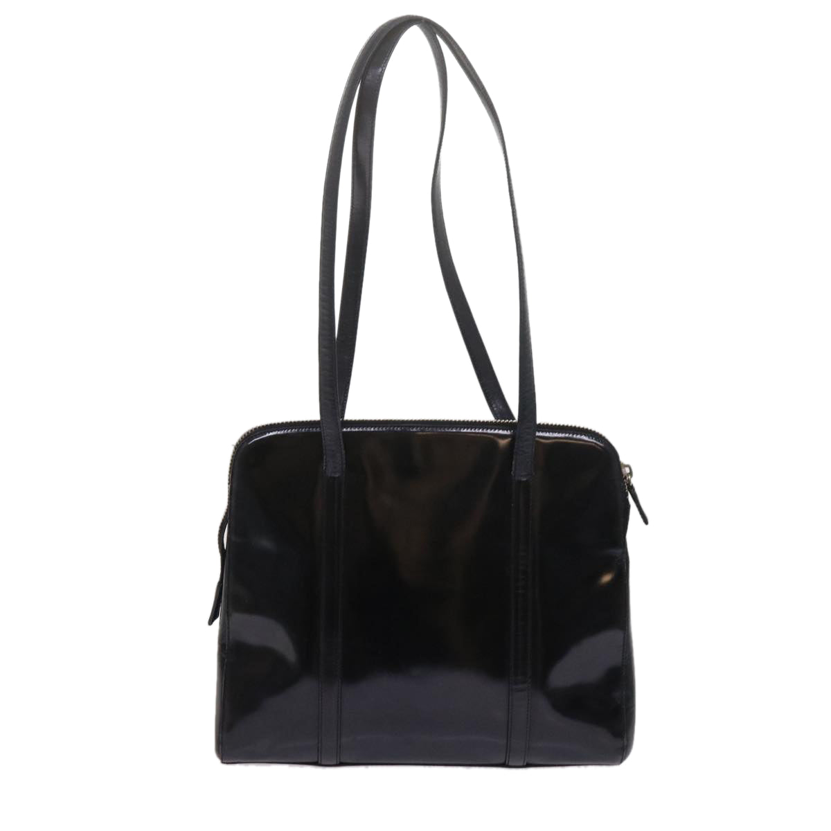 PRADA Shoulder Bag Leather Black Auth ep2790 - 0