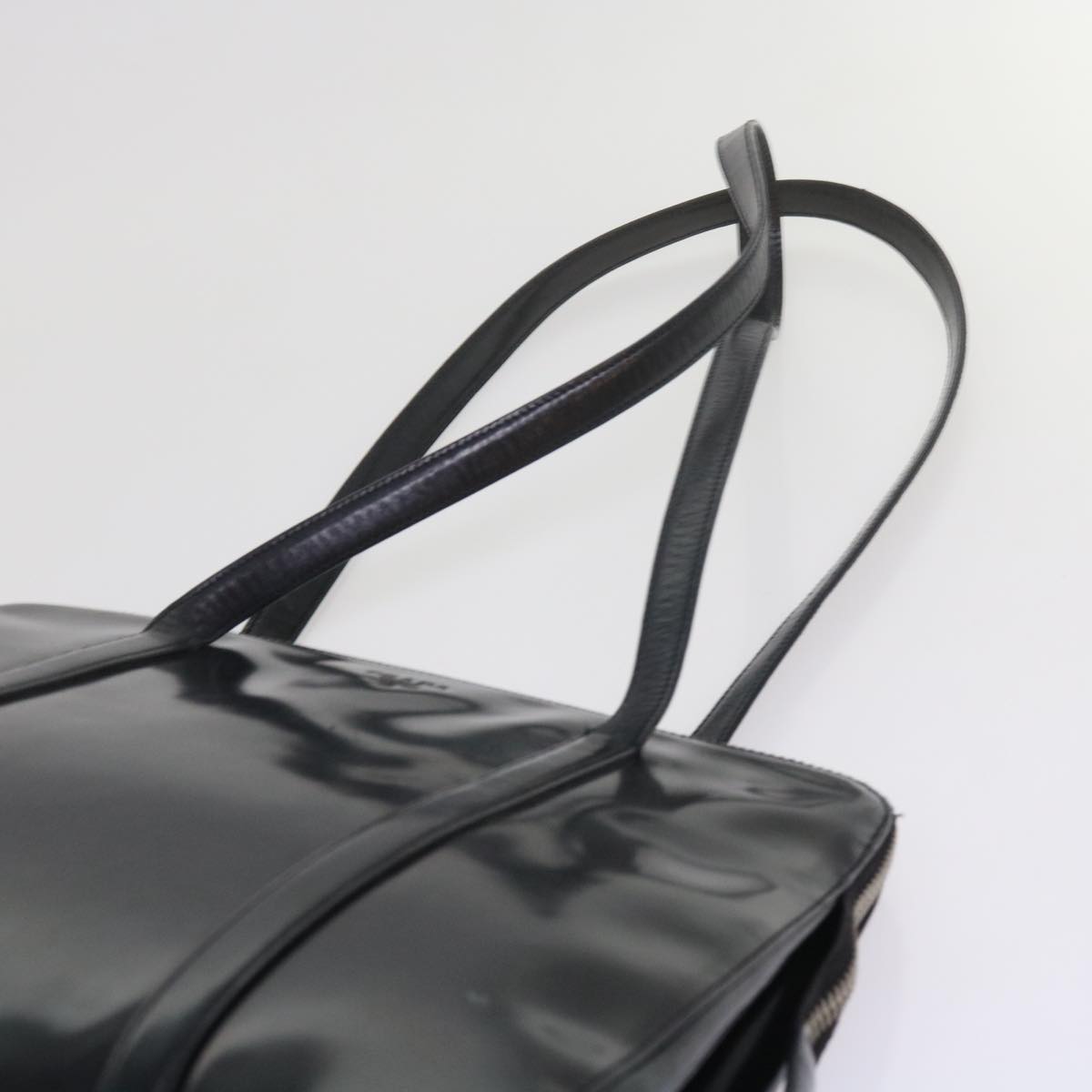 PRADA Shoulder Bag Leather Black Auth ep2790