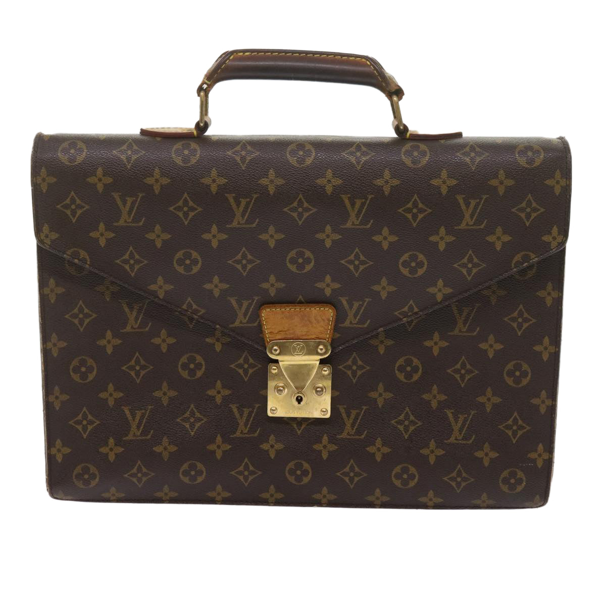 LOUIS VUITTON Monogram Serviette Conseiller Briefcase M53331 LV Auth ep2798