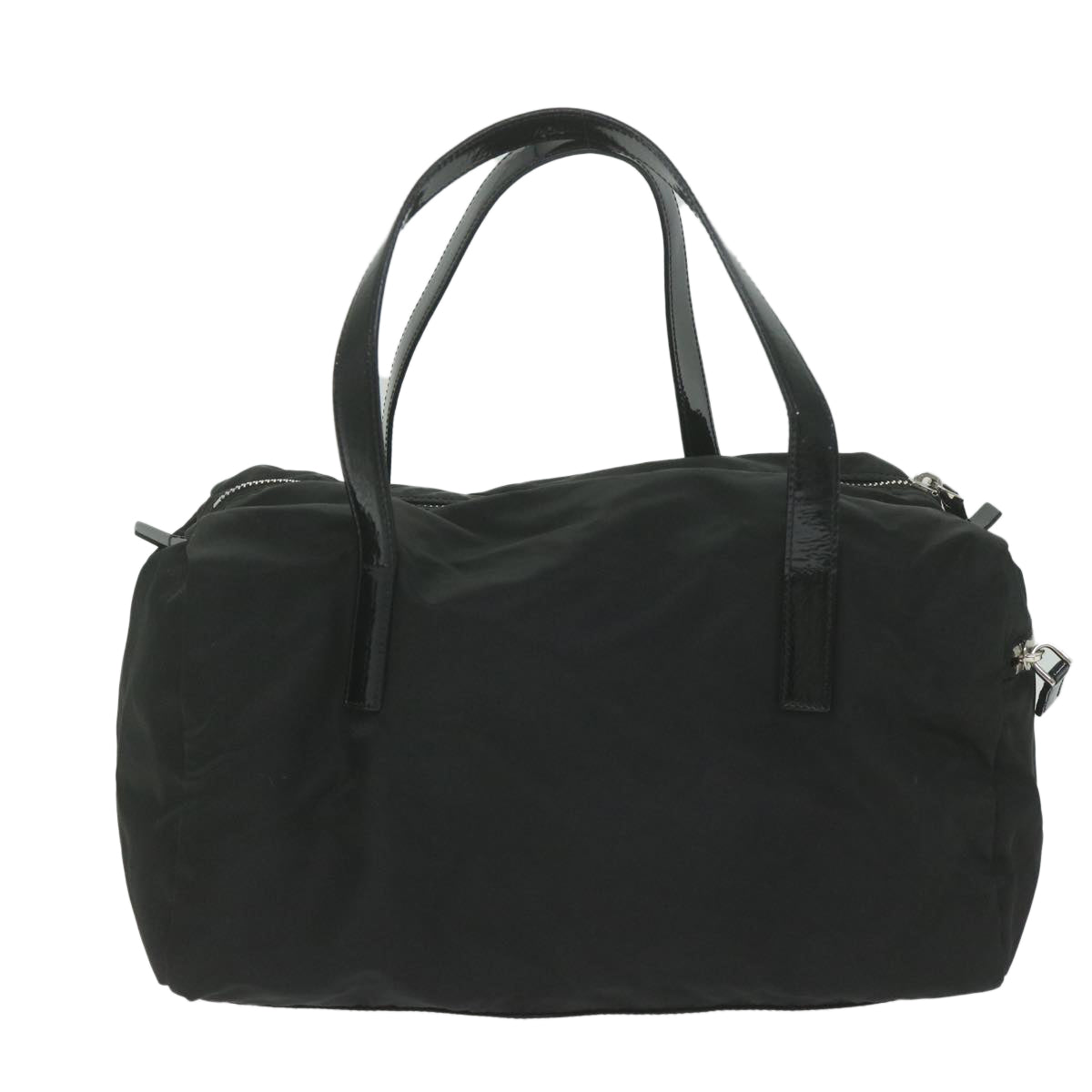 PRADA Boston Bag Nylon Black Auth ep2818 - 0