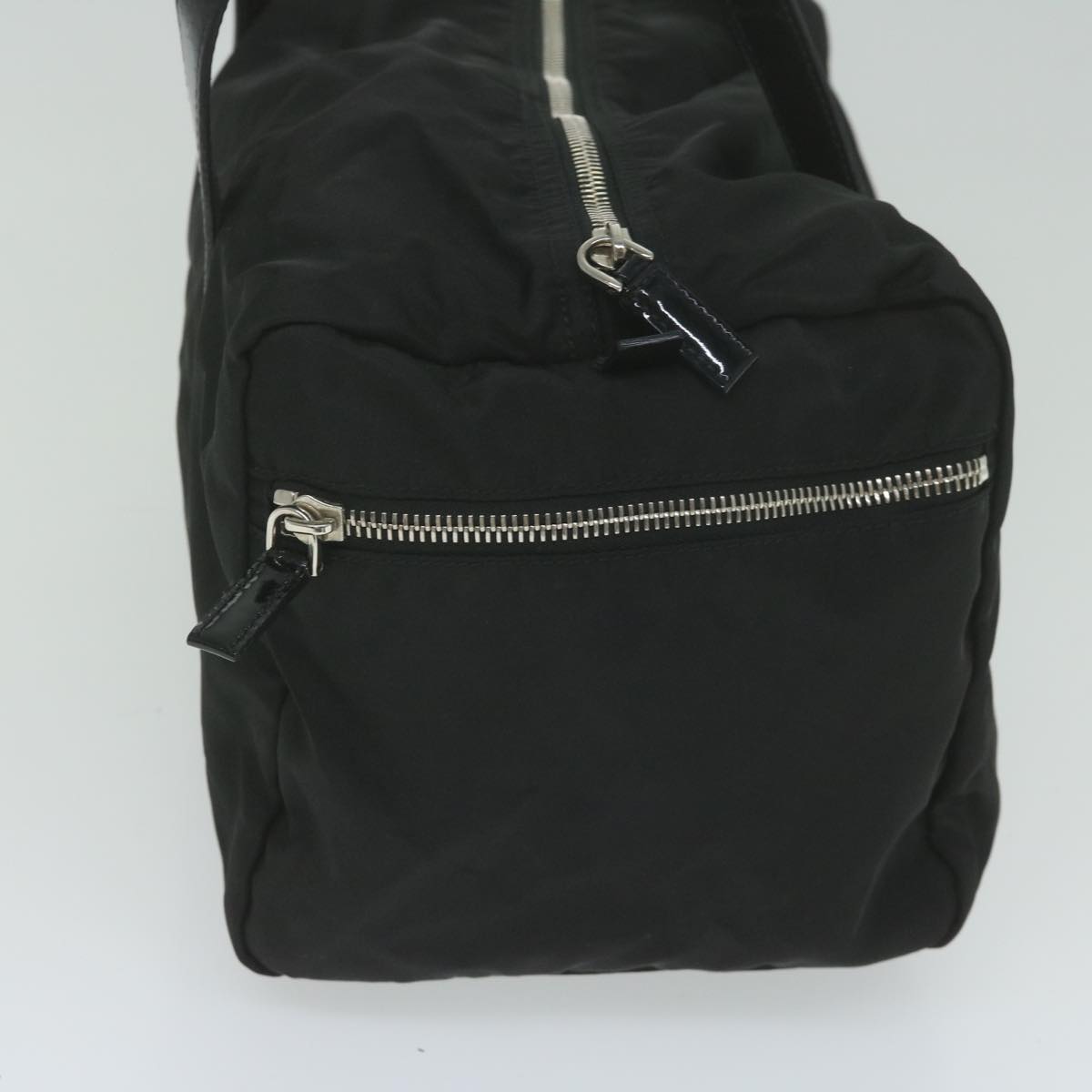 PRADA Boston Bag Nylon Black Auth ep2818