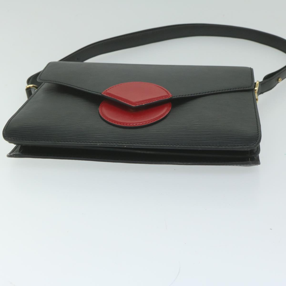 LOUIS VUITTON Epi Osh Shoulder Bag Black Red M52447 LV Auth ep2882