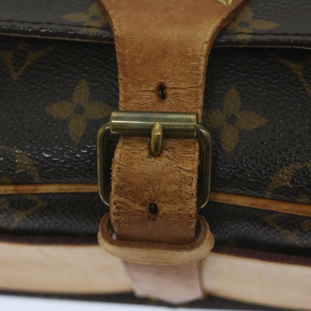 LOUIS VUITTON Monogram Cartouchiere MM Shoulder Bag M51253 LV Auth ep2924