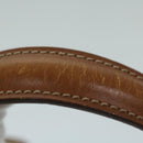 CELINE Macadam Canvas Hand Bag PVC Leather Brown Auth ep2930-9