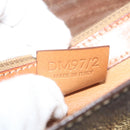 CELINE Macadam Canvas Hand Bag PVC Leather Brown Auth ep2930-12