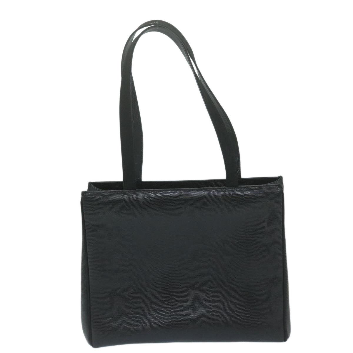 Salvatore Ferragamo Shoulder Bag Leather Black Auth ep2932 - 0