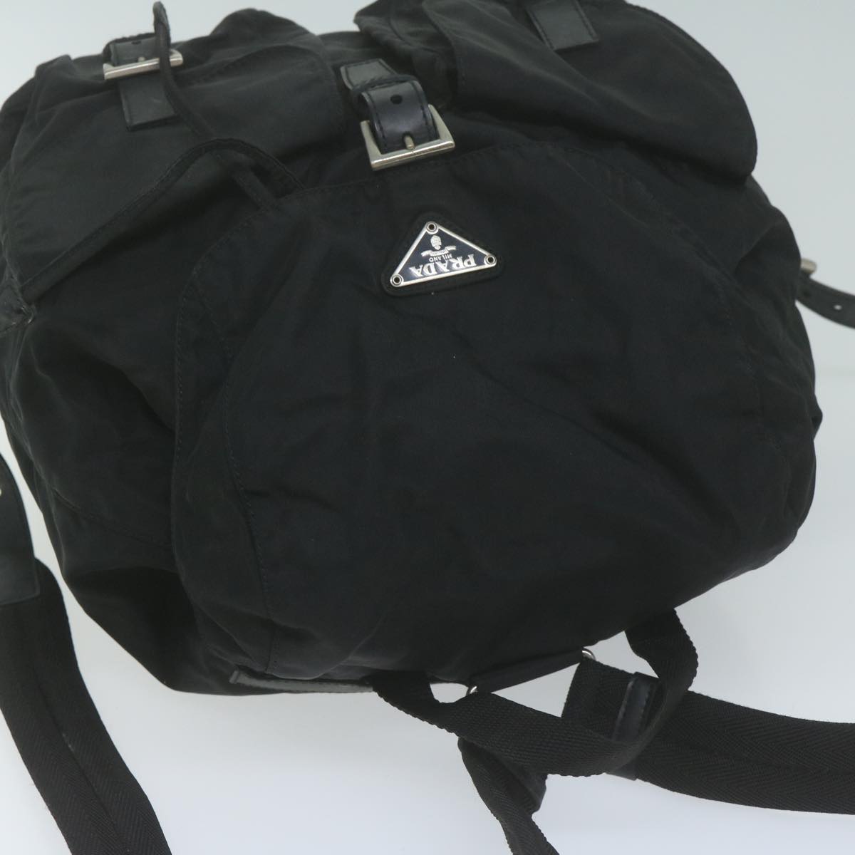 PRADA Backpack Nylon Black Auth ep2950