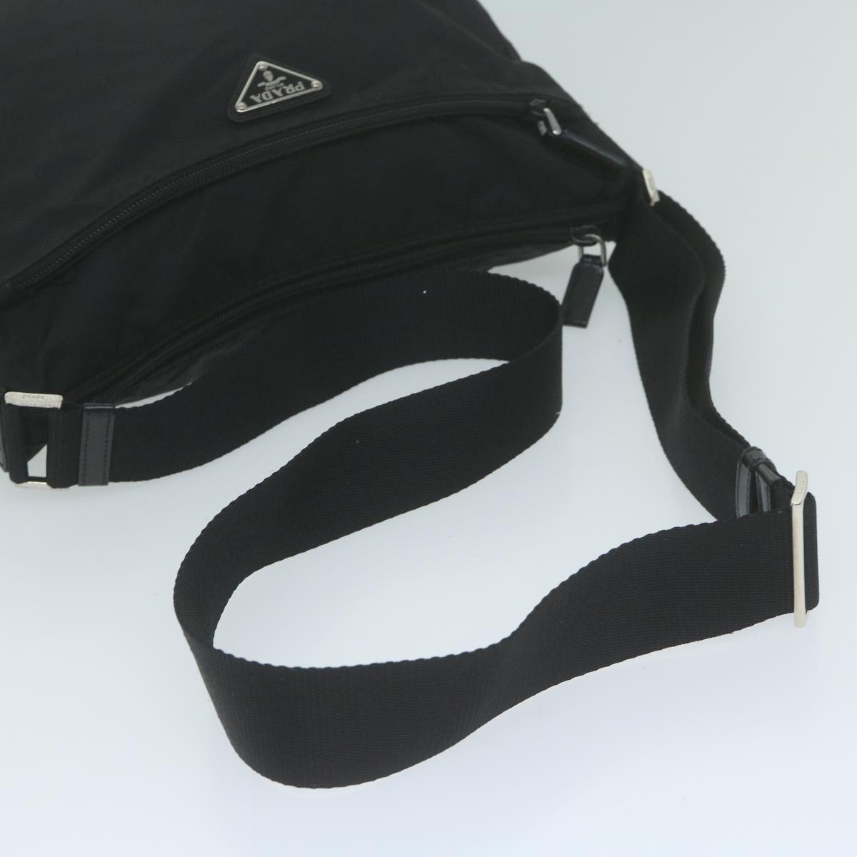 PRADA Shoulder Bag Nylon Black Auth ep2977