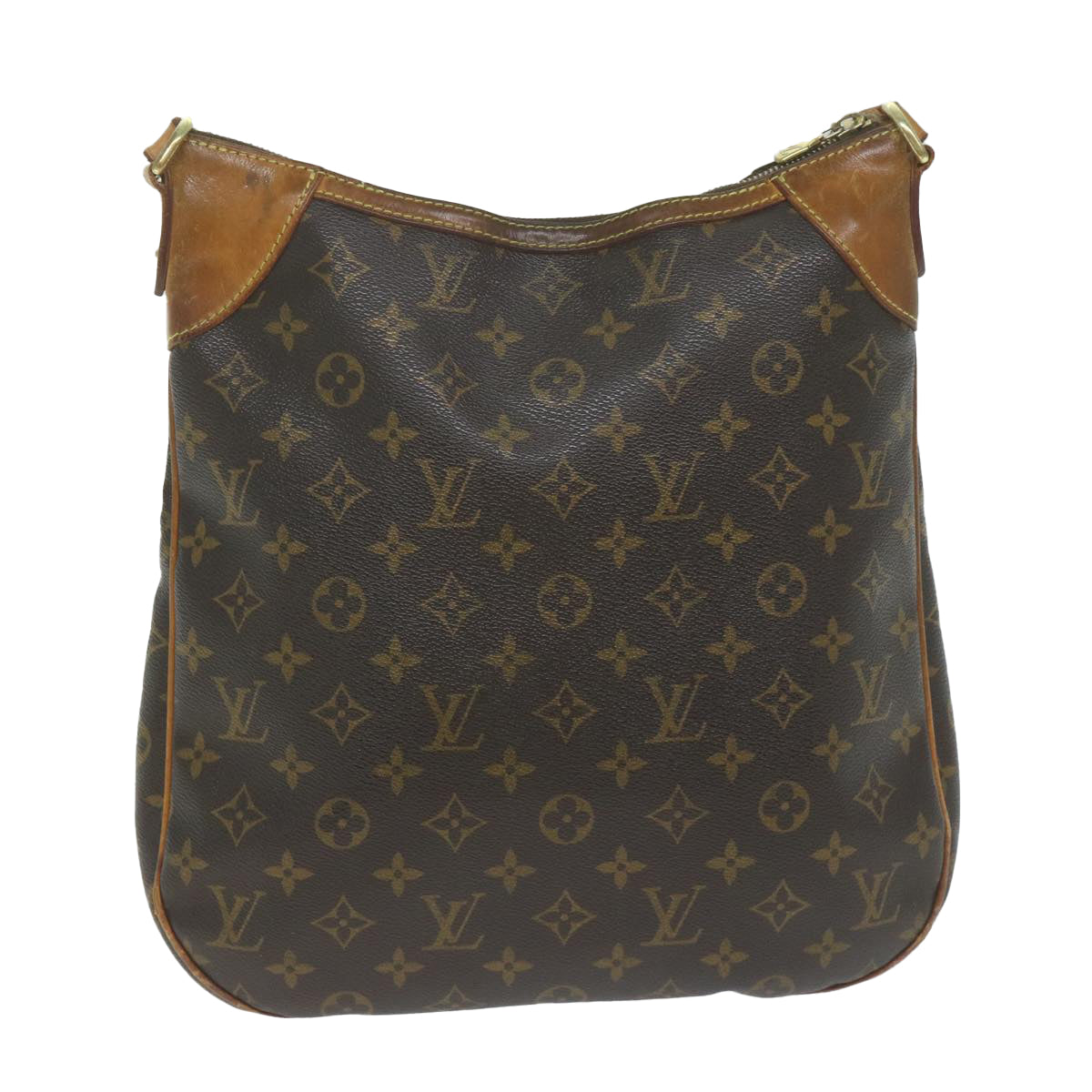 LOUIS VUITTON Monogram Odeon MM Shoulder Bag M56389 LV Auth ep2982