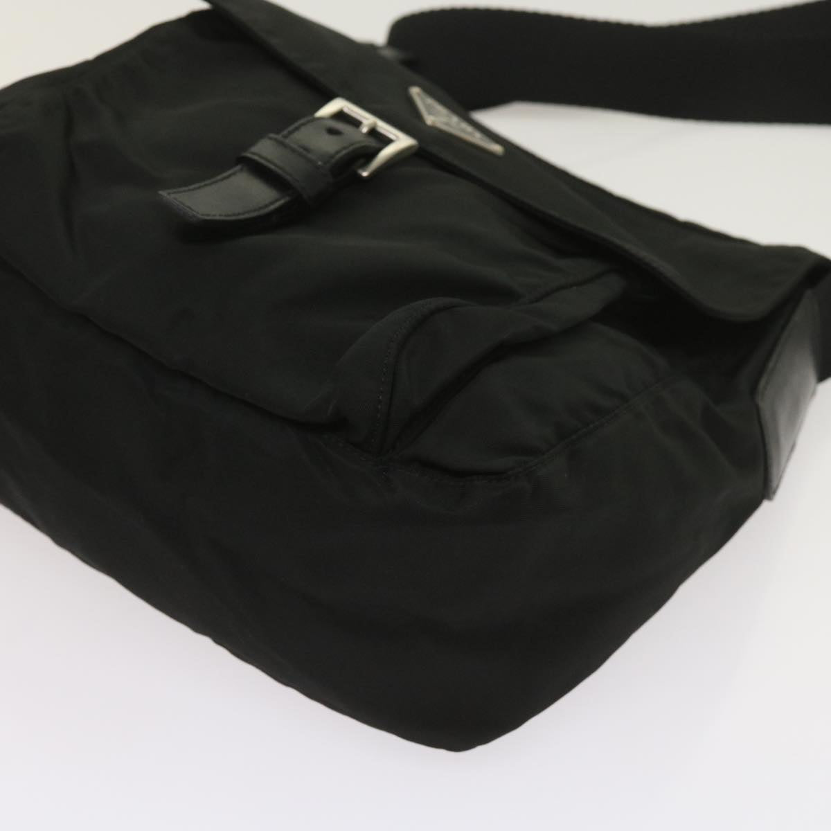 PRADA Shoulder Bag Nylon Black Auth ep2998