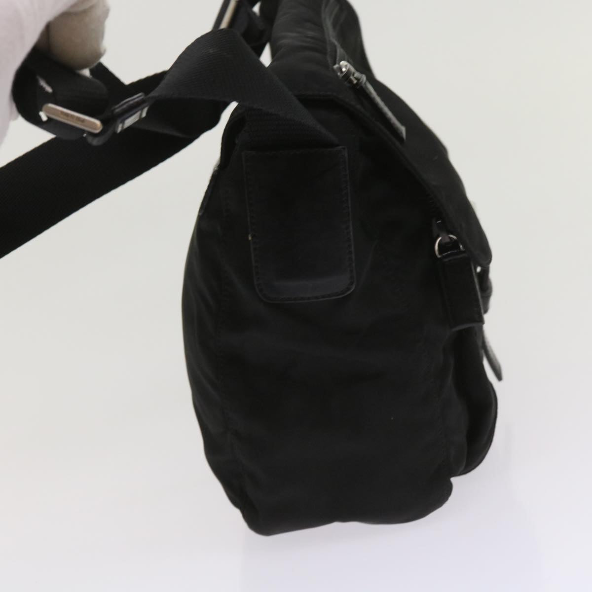 PRADA Shoulder Bag Nylon Black Auth ep2998