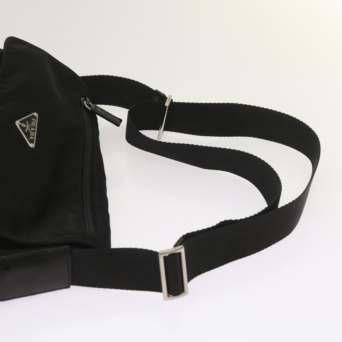 PRADA Shoulder Bag Nylon Black Auth ep2998