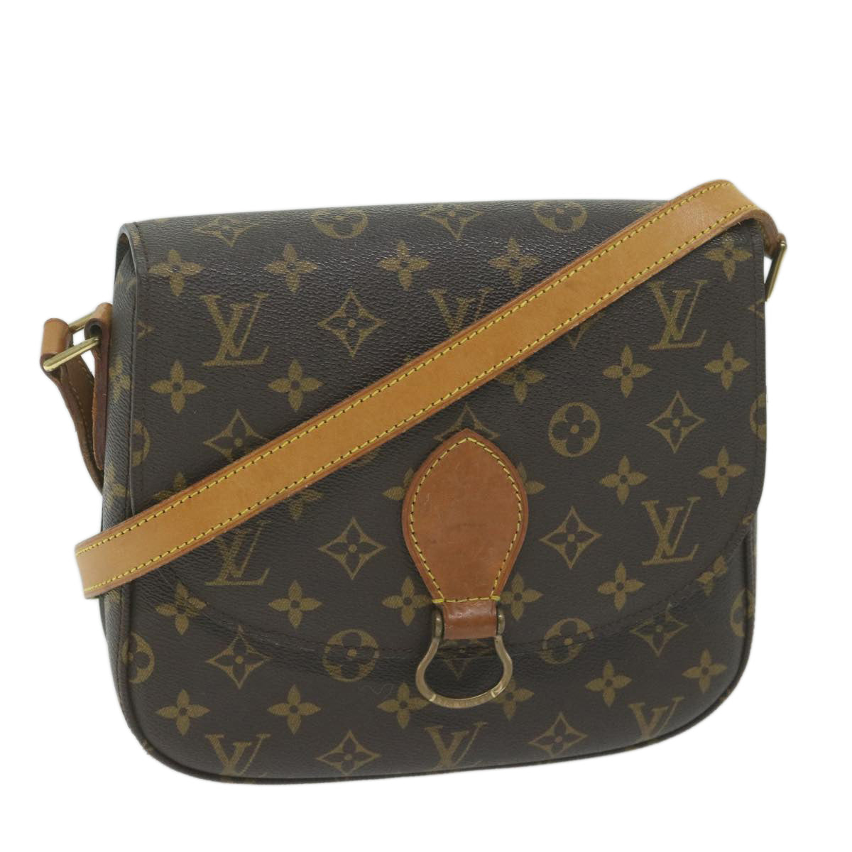 LOUIS VUITTON Monogram Saint Cloud GM Shoulder Bag M51242 LV Auth ep3012