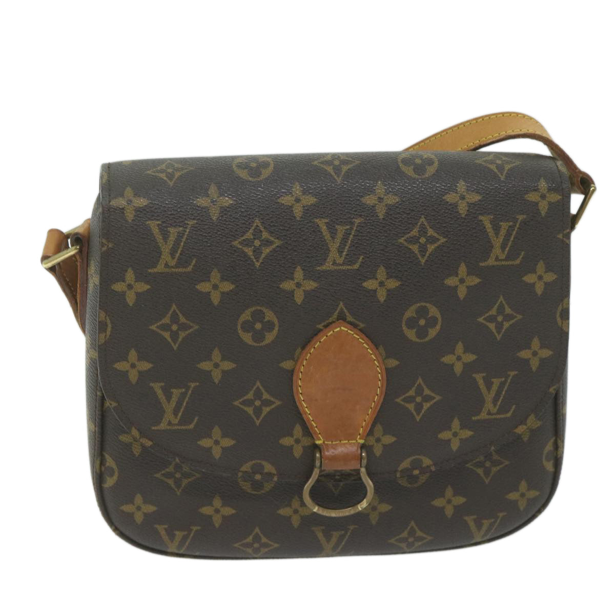 LOUIS VUITTON Monogram Saint Cloud GM Shoulder Bag M51242 LV Auth ep3012