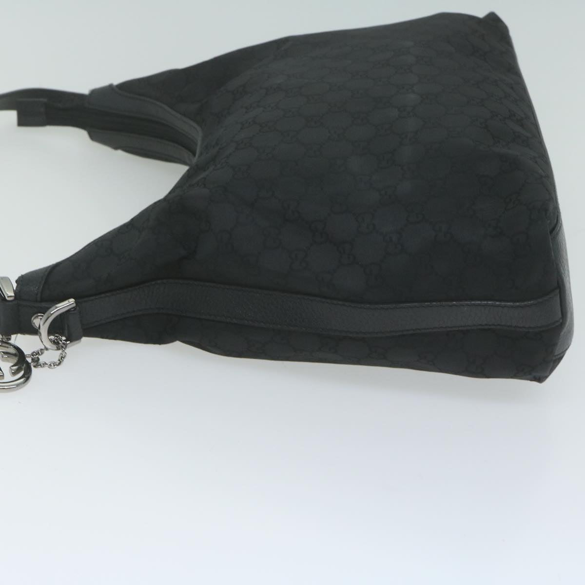 GUCCI GG Canvas Shoulder Bag Outlet Black 339553 Auth ep3056