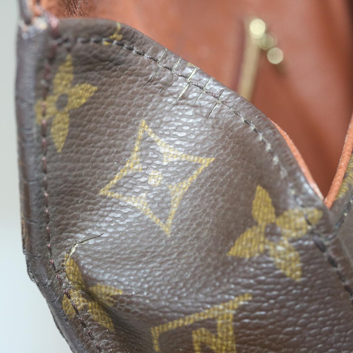 LOUIS VUITTON Monogram Saint Cloud GM Shoulder Bag M51242 LV Auth ep3059