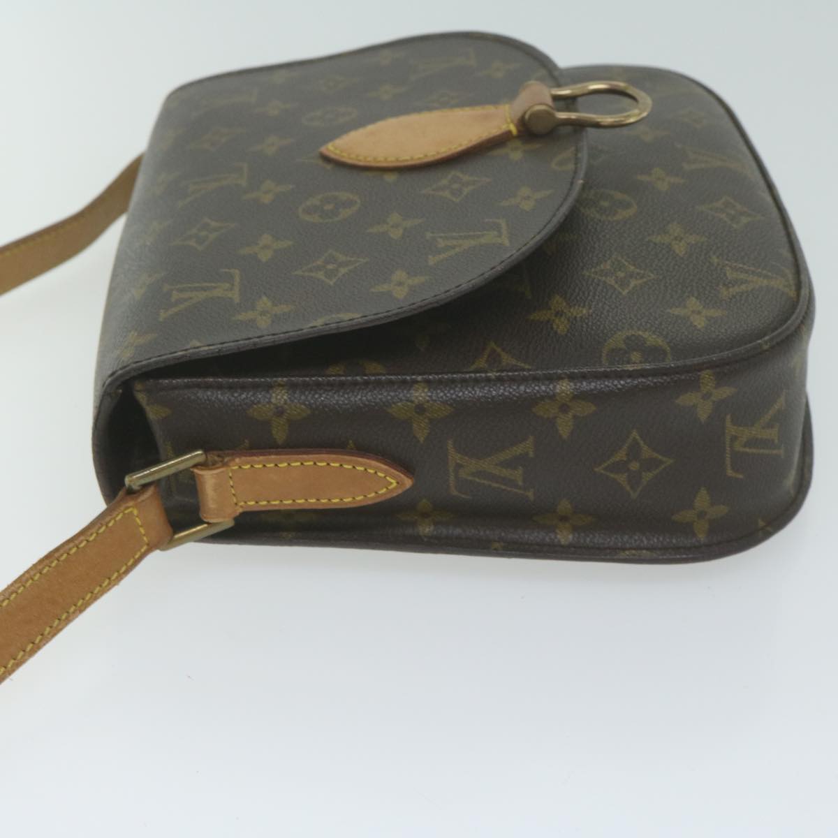 LOUIS VUITTON Monogram Saint Cloud GM Shoulder Bag M51242 LV Auth ep3059