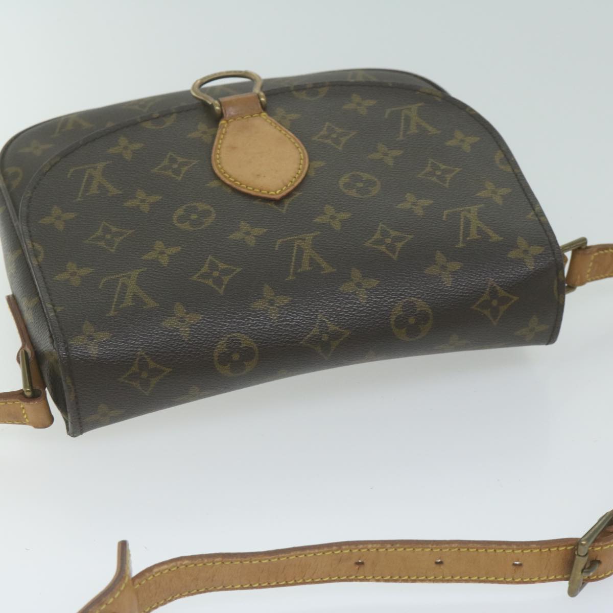 LOUIS VUITTON Monogram Saint Cloud GM Shoulder Bag M51242 LV Auth ep3059