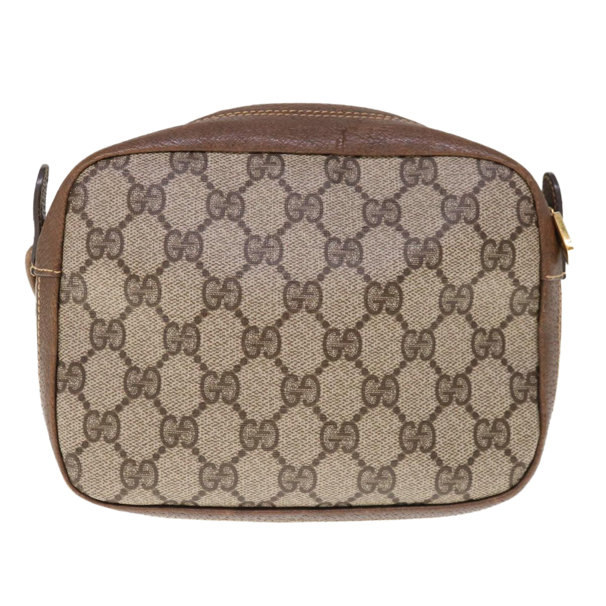 GUCCI GG Supreme Shoulder Bag PVC Beige 007 261 Auth ep3091